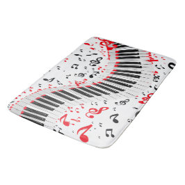 Chic Cascading Melodies Red White and Black Badrumsmatta