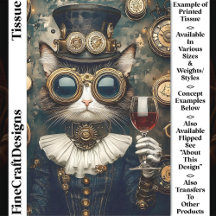 Chic Cat Queen Toast, Red Vin CT9 Decoupage