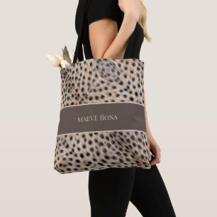 Chic Cheetah Personlig Tygkasse