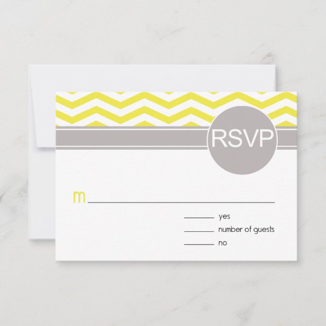 Chic Chevron OSA | gult (Framsida)