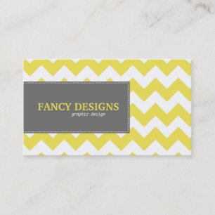 Chic Chevron Rand Visitkort