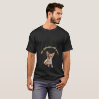 Chic Chihuahua T-Shirt med glas