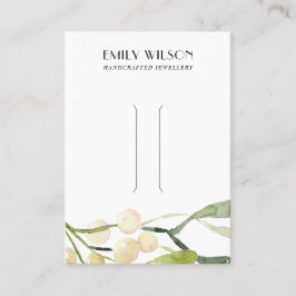 CHIC CHRISTMAS SNÖ BERRY HAIR CLIP VISNING CLIP VISITKORT