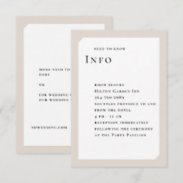 CHIC CIRCLE BRÖLLOP TILLÄGGSKORT