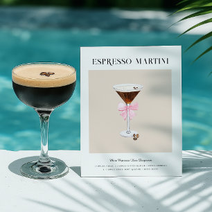 Chic Cocktail Art Espresso Martini Recipe Vykort
