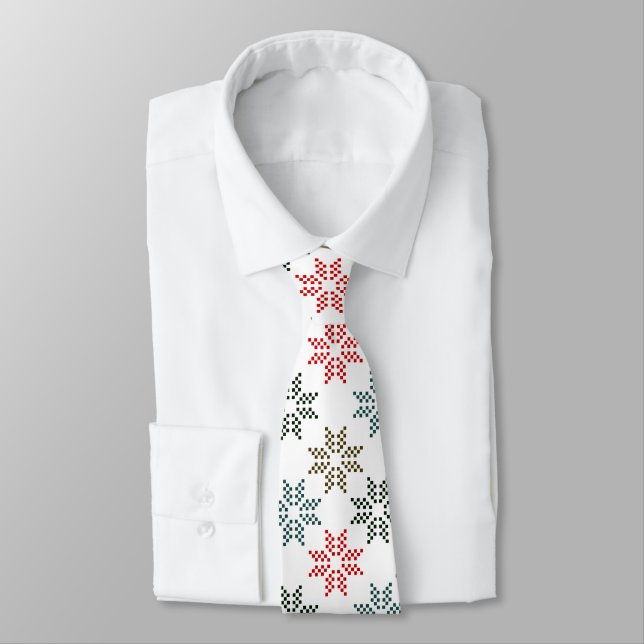 Chic Colorful Four Poinsettias Motif Slips (Bunden)