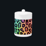Chic Colorful Leopard Mönster<br><div class="desc">Glam Trendig Colorful Rainbow Leopard Animal Print. Roligt och päls leopard. Bilden visar struktur som får det att se ut som om det är mjukt päls eller väv. Färg har många regnbågar. Påminner mig om det populära 90-märket som vi alla älskade och skapar en comeback!</div>