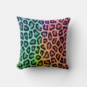 Chic Colorful Leopard Mönster Kudde