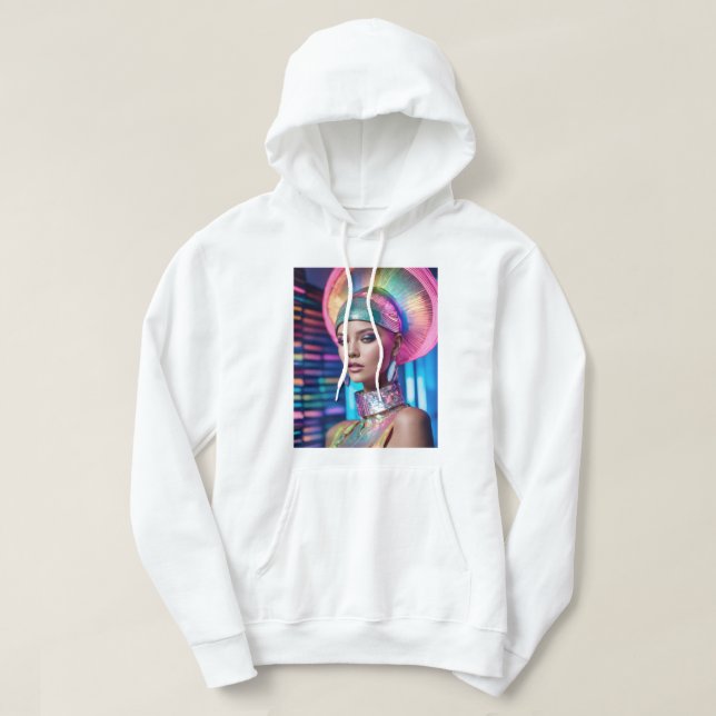 "Chic Comfort: Effortless Varje dag Stil" Hoodie (Design framsida)
