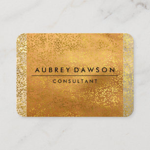 Chic Confetti Guld 2-ton Visitkort