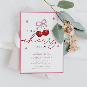 Chic Coquette Cherry på översta Möhippan Inbjudningar