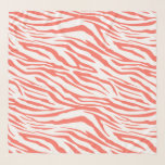 Chic Coral White Zebra mönstrad Sjal<br><div class="desc">Chic Chiffon scarf med snyggt zebra mönstrad på vit bakgrund. Elegant och modern design. Enbart designad för dig av Lycklig Dolphin Studio. Kontakta oss på happydolphinstudio@outlook.com om du behöver hjälp eller matchande produkter.</div>