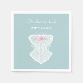 Chic Corset Blommigt Personal Lingerie Möhippa Pappersservett