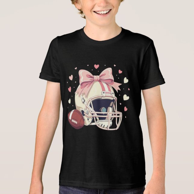 Chic cozy touchdown champ coquette  t shirt (Framsida)