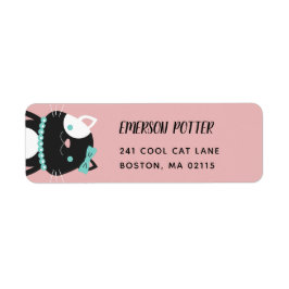 Chic Dam Cat | ROSA Returadress Etikett