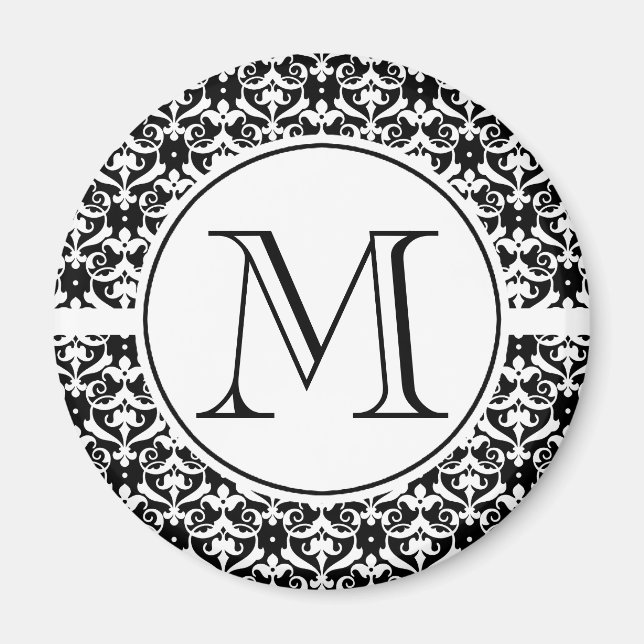 Chic Damask Magnet (Framsidan)