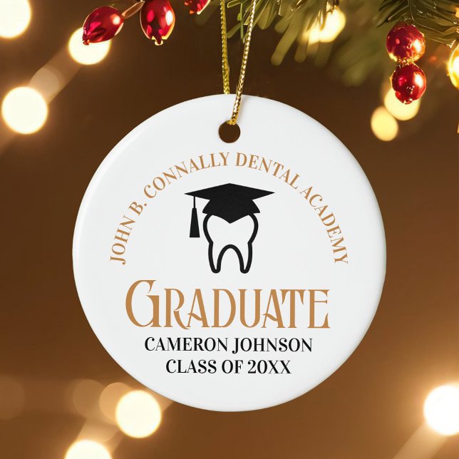 Chic Dental School Anpassningsbar Studenten jul Julgransprydnad Keramik (Skapare uppladdad)