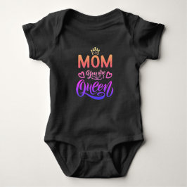 Chic Design Typography Mamma du är drottning T Shirt