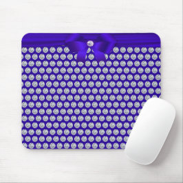 Chic Diamanter/Fractal Mosaic på Royal Blue Musmatta