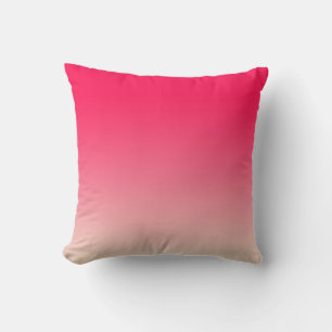 Chic Diva Rosa off- White Ombre Dip Dye Kudde