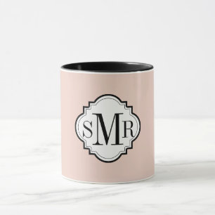 CHIC DOGWOOD FÖR KAFFE MUG_BLACK/WHITE/PALE MUGG
