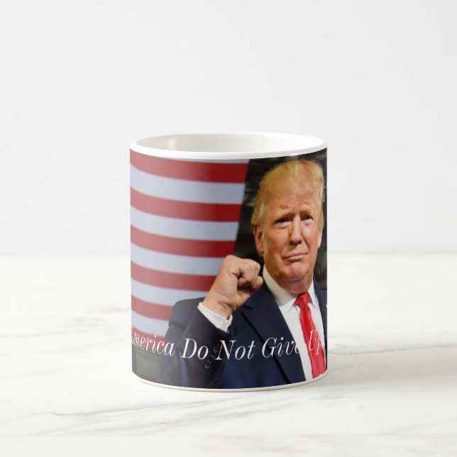 Chic Donald Trump-Do Not Ge Up Coffee Mugg 11oz (Center)