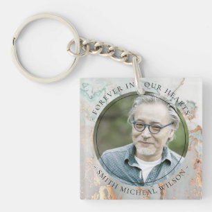 CHIC DUSKY GRÅTT GULD AGATE SYMPATI MEMORIAL FOTO
