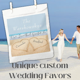Chic Dusty Blue Beach Wedding 2 Hjärter i Sand