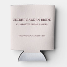 Chic Dusty Rose Secret Garden Bröllopsdusch