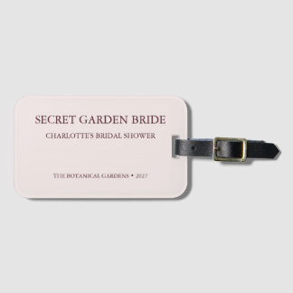 Chic Dusty Rose Secret Garden Destination  Bagagebricka