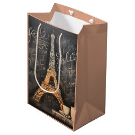 Chic Eiffel Torn Cafe Coffee Chalkboard Paris