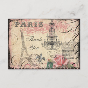 Chic Eiffel torn- & ljuskronatack Tack Kort