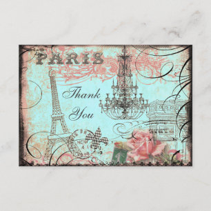 Chic Eiffel torn- & ljuskronatack Tack Kort