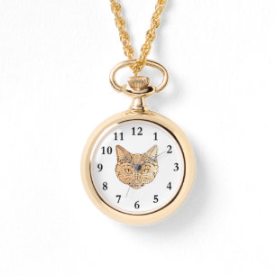 Chic Elegant Cat Mors dag Armbandsur