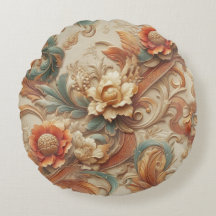 Chic,Elegant Creams & läderblomma struktur utseend