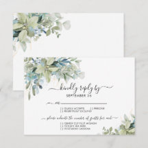 Chic Elegant Eucalyptus Greenery Bröllop OSA