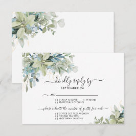 Chic Elegant Eucalyptus Greenery Bröllop OSA