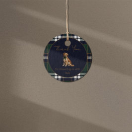 Chic Elegant Fancy Dog Theme favor tag Gåvor Etiketter