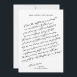 Chic Elegant Script 3 Photo Wedding Tack Kort<br><div class="desc">This sleek and timeless card features a minimalist design, offering a clean canvas to convey your heartfelt thanks. The simplicity of the card allows your appreciation to take center stage, making it a perfect choice for expressing gratitude after your wedding day. Meticulously crafted with modern aesthetics and attention to detail,...</div>