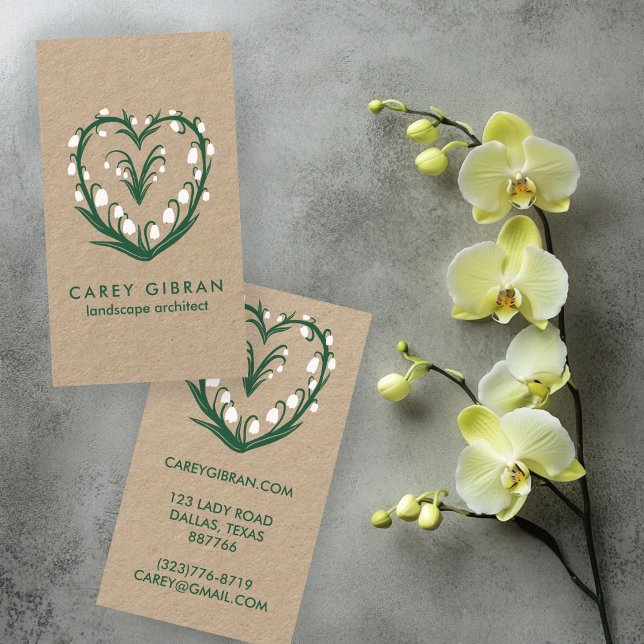 Chic Elegant Snödroppe Lily Line Teckning ANPASSNI Visitkort (Chic Elegant Snowdrop Lily Line Drawing CUSTOM Business Card
)