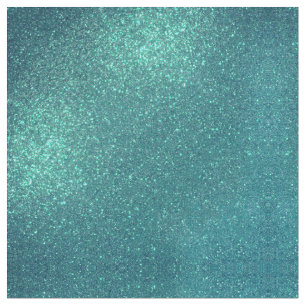 Chic Elegant Teal Blue Sparkly Glitter Tyg