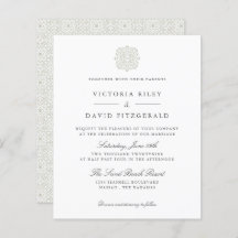 Chic elegant - tidlös budget bröllop