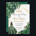 Chic Emerald Grönt Flowers Princess Quinceañera Spara Datumet<br><div class="desc">Anpassa den här söten till grönt-blommigten Quinceañera/Sweet 16-årsdagen spara datumet enkelt och snabbt. Klicka bara på knappen Anpassa den ytterligare för att redigera texterna, ändra typsnitt och typsnitt färg. Med en flicka klädd i en vacker grönt, framkallar chic blommor och fjärilar av grönt. Matchande artiklar tillgängliga i arkivet. c) Somerset...</div>