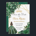 Chic Emerald Grönt Flowers Princess Quinceañera Spara Datumet<br><div class="desc">Anpassa den här söten till grönt-blommigten Quinceañera/Sweet 16-årsdagen spara datumet enkelt och snabbt. Klicka bara på knappen Anpassa den ytterligare för att redigera texterna, ändra typsnitt och typsnitt färg. Med en flicka klädd i en vacker grönt, framkallar chic blommor och fjärilar av grönt. Matchande artiklar tillgängliga i arkivet. c) Somerset...</div>