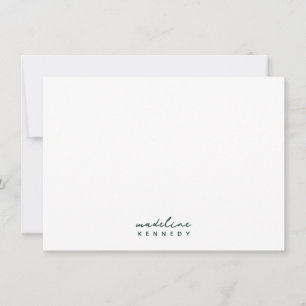 Chic Emerald Grönt Stationary Note-kort Anteckningskort