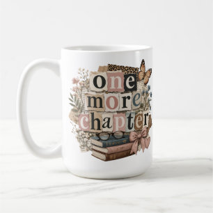 Chic En till bokstav retro vintage bokälskare Kaffemugg