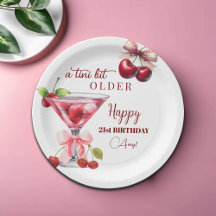 Chic En Tini Bit Äldre Körsbärs Martini 21-årsdag