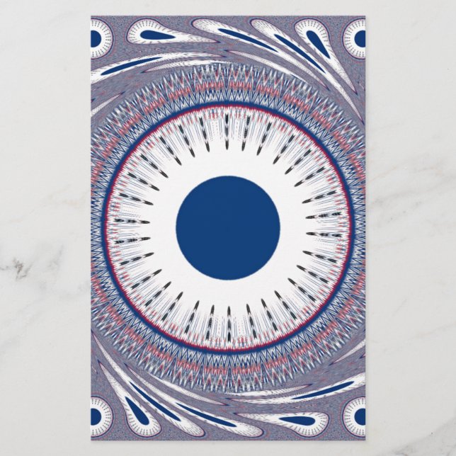 Chic Energetic Öga Design: Mesmerizing Mönster (Framsida)