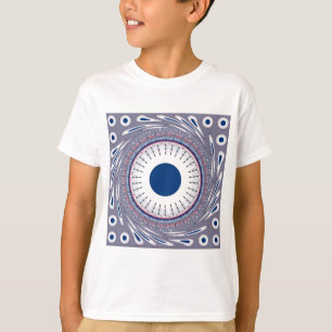 Chic Energetic Öga Design: Mesmerizing Mönster Tee