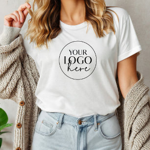 Chic Enkel Logotyp för medarbetare T Shirt